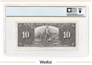 10 Долларов 1937 Канада PCGS 55 PPQ AUNC